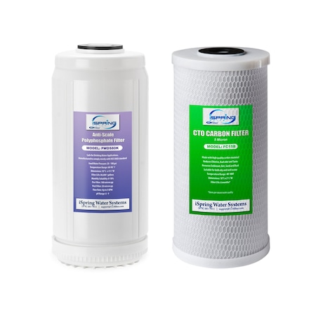 Ispring Filter Replacement Cartridge Pack Set for WGB21B-DS F2WGB21BDS